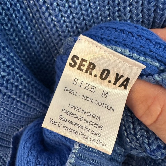 NWT! SER.O.YA Yonit Knit Tank Mini Dress M - Picture 10 of 10